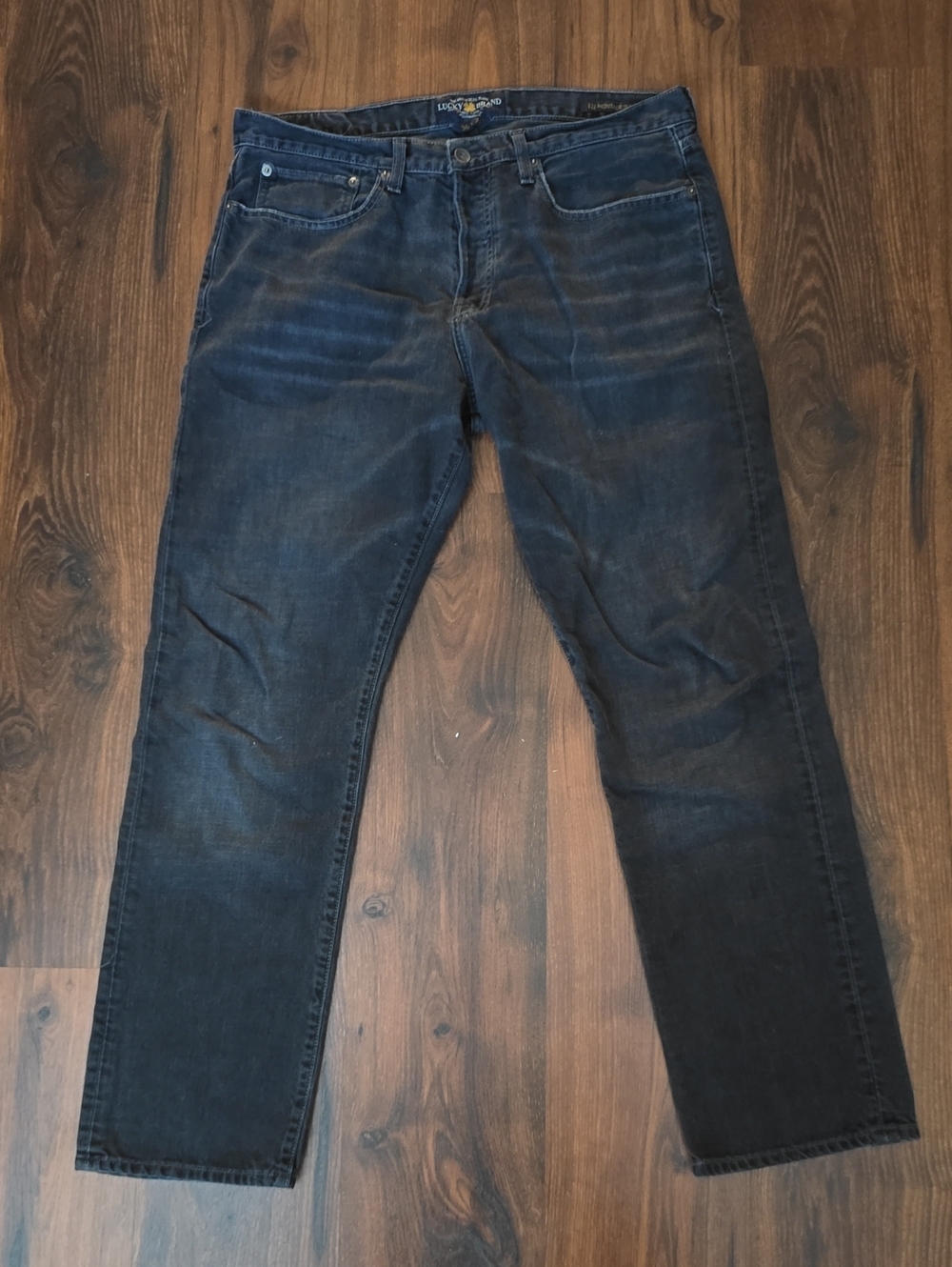 Lucky Brand 121 Heritage Slim Men's Faded Indigo Straight Jeans W36 X L32